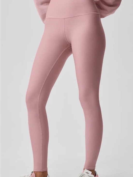 ALO Yoga Pants - ALO Yoga High-Rise Rose Pink Leggings